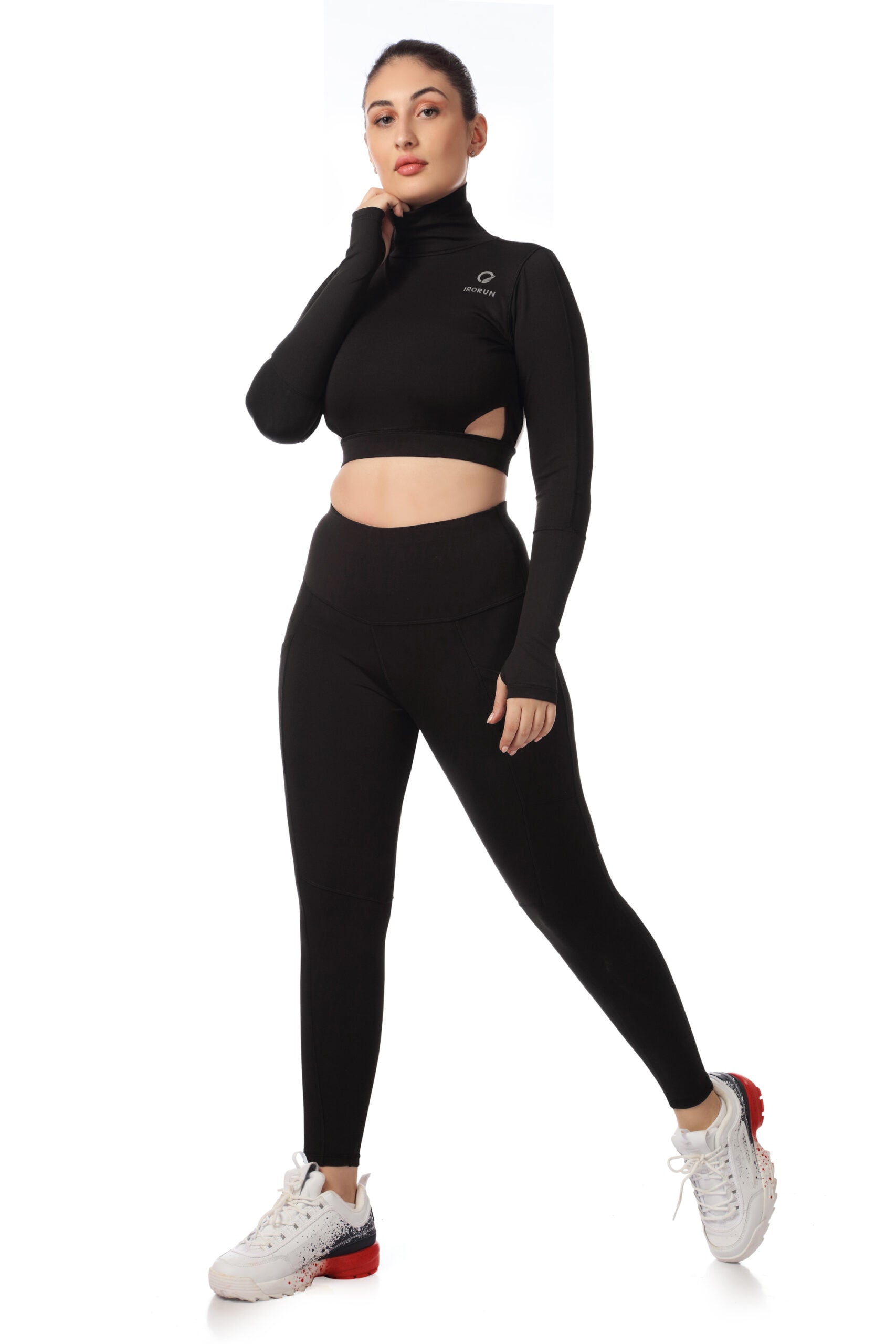Open Back Turtleneck Co-Ord Set