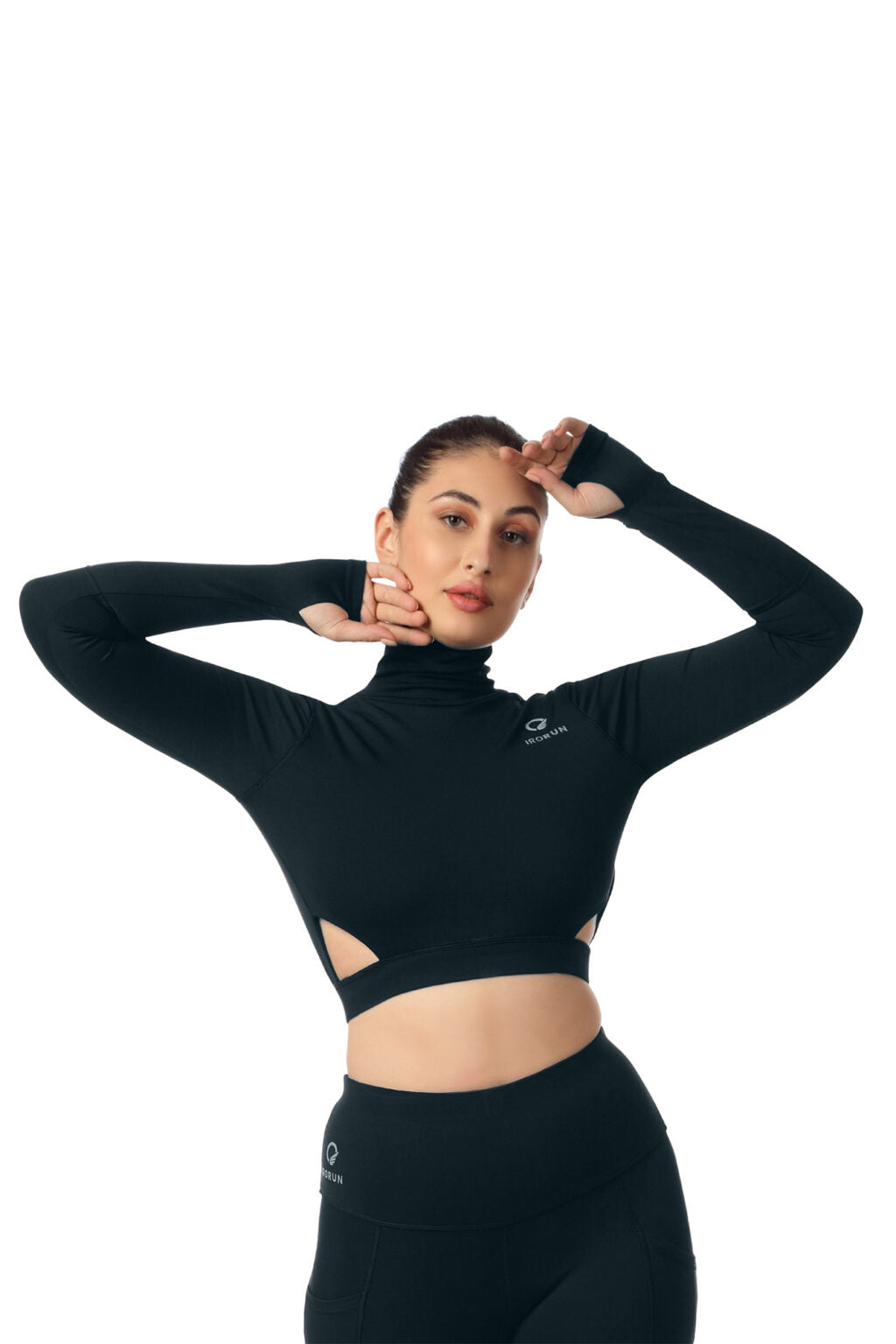Open Back Turtleneck Co-Ord Set