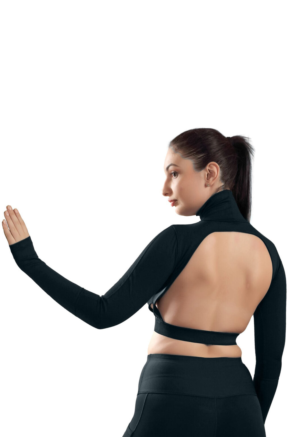 Open Back Turtleneck Co-Ord Set