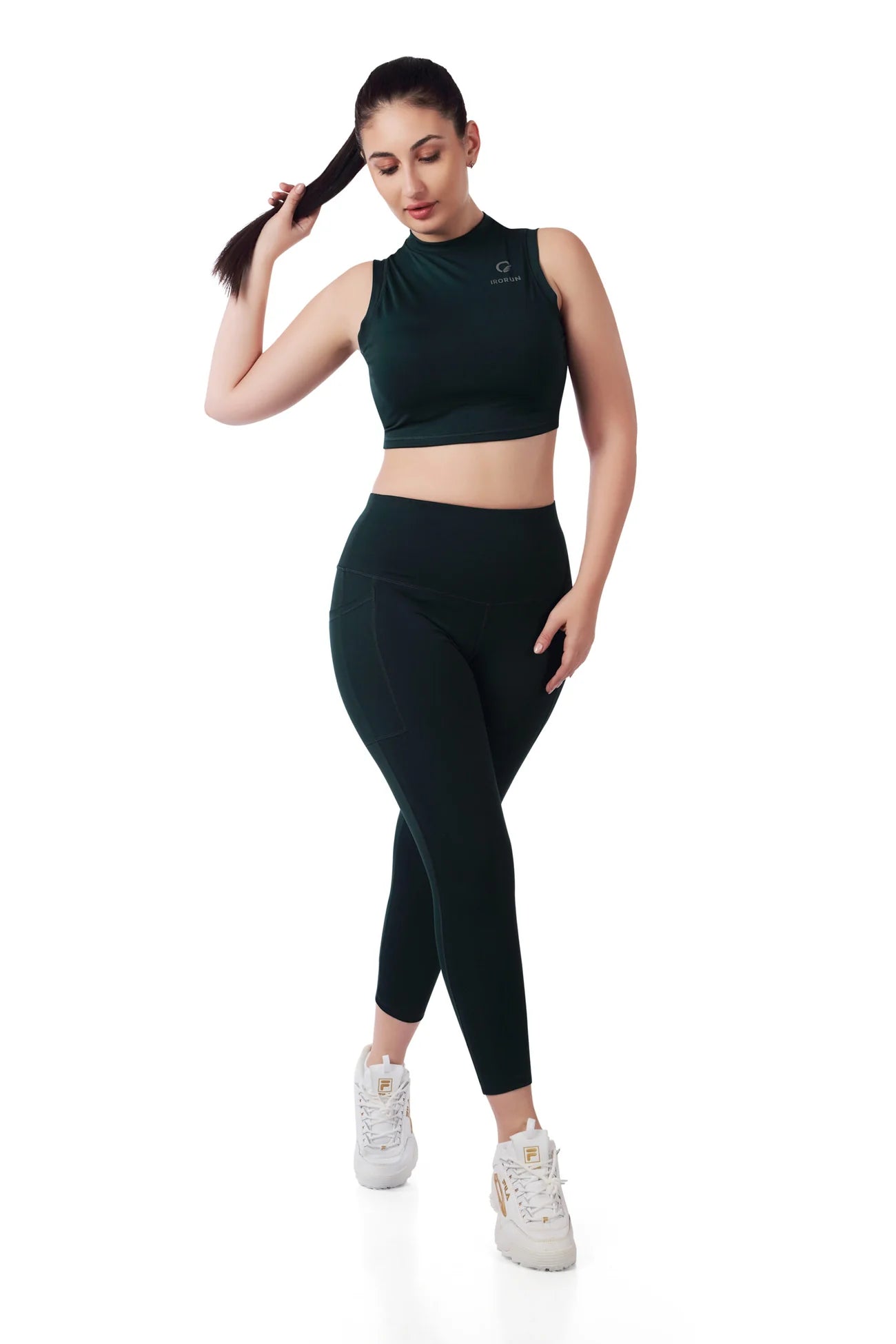 Mock Sleevless Co-Ord Set