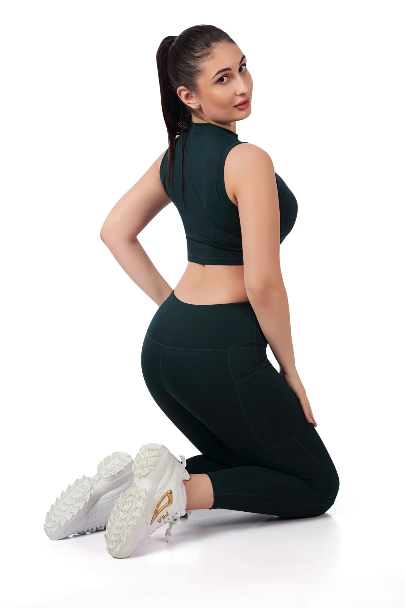 Mock Sleevless Co-Ord Set