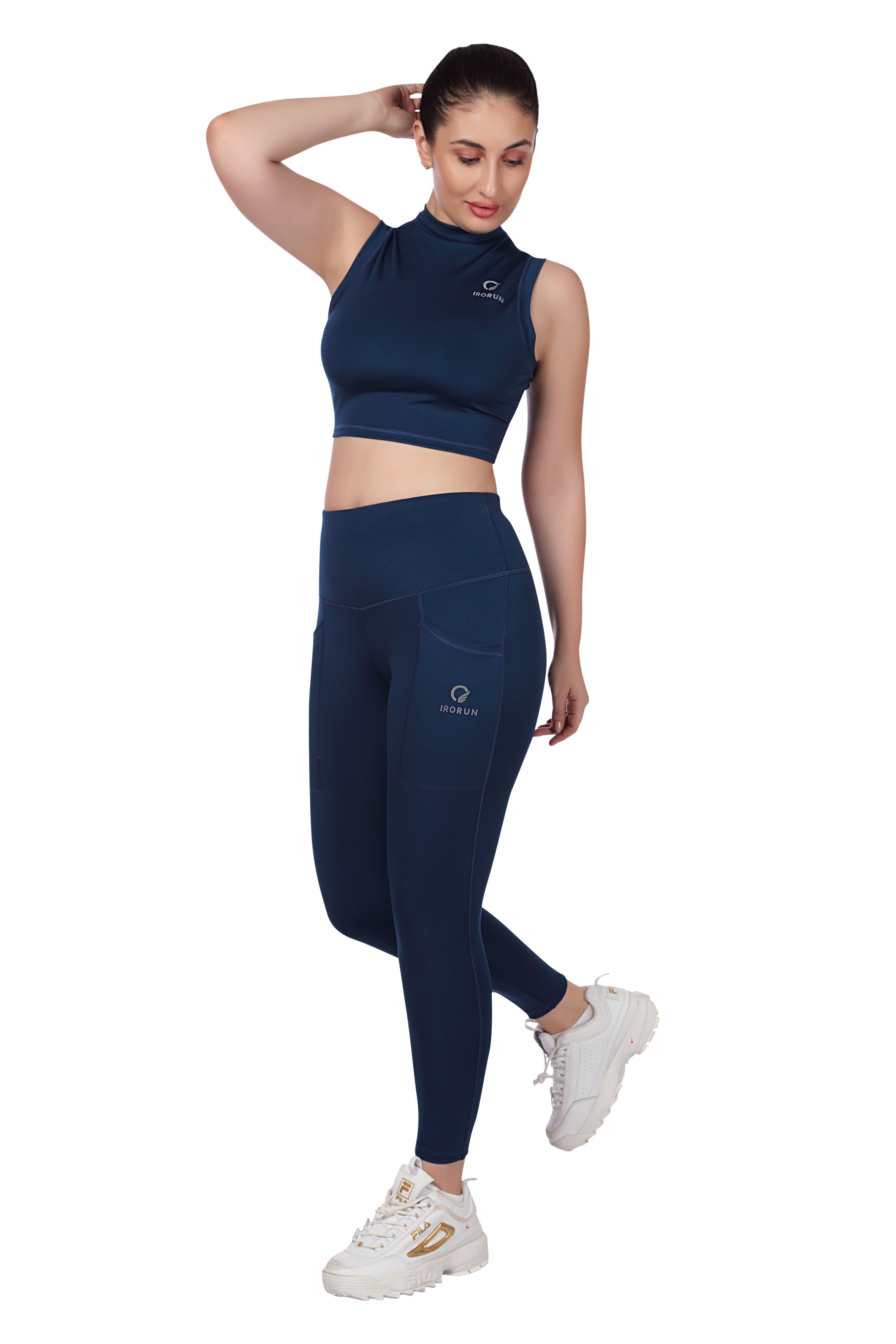 Mock Sleevless Co-Ord Set