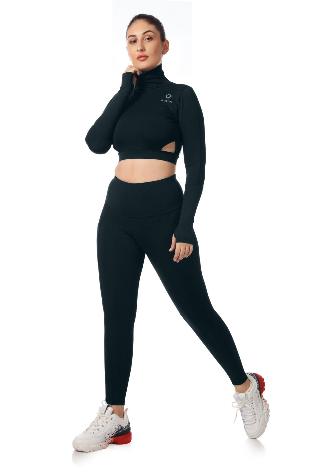 Open Back Turtleneck Co-Ord Set