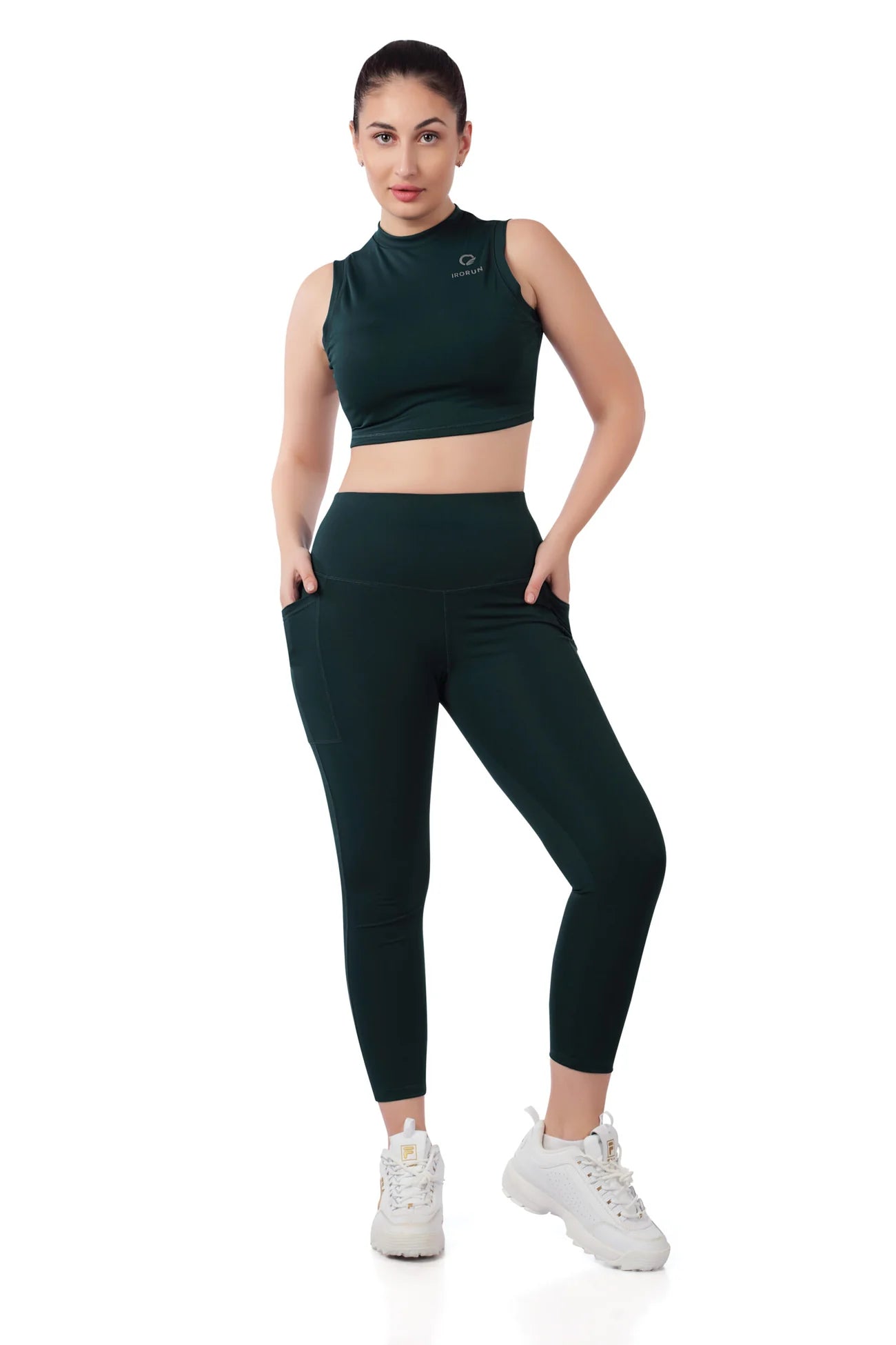 Mock Sleevless Co-Ord Set