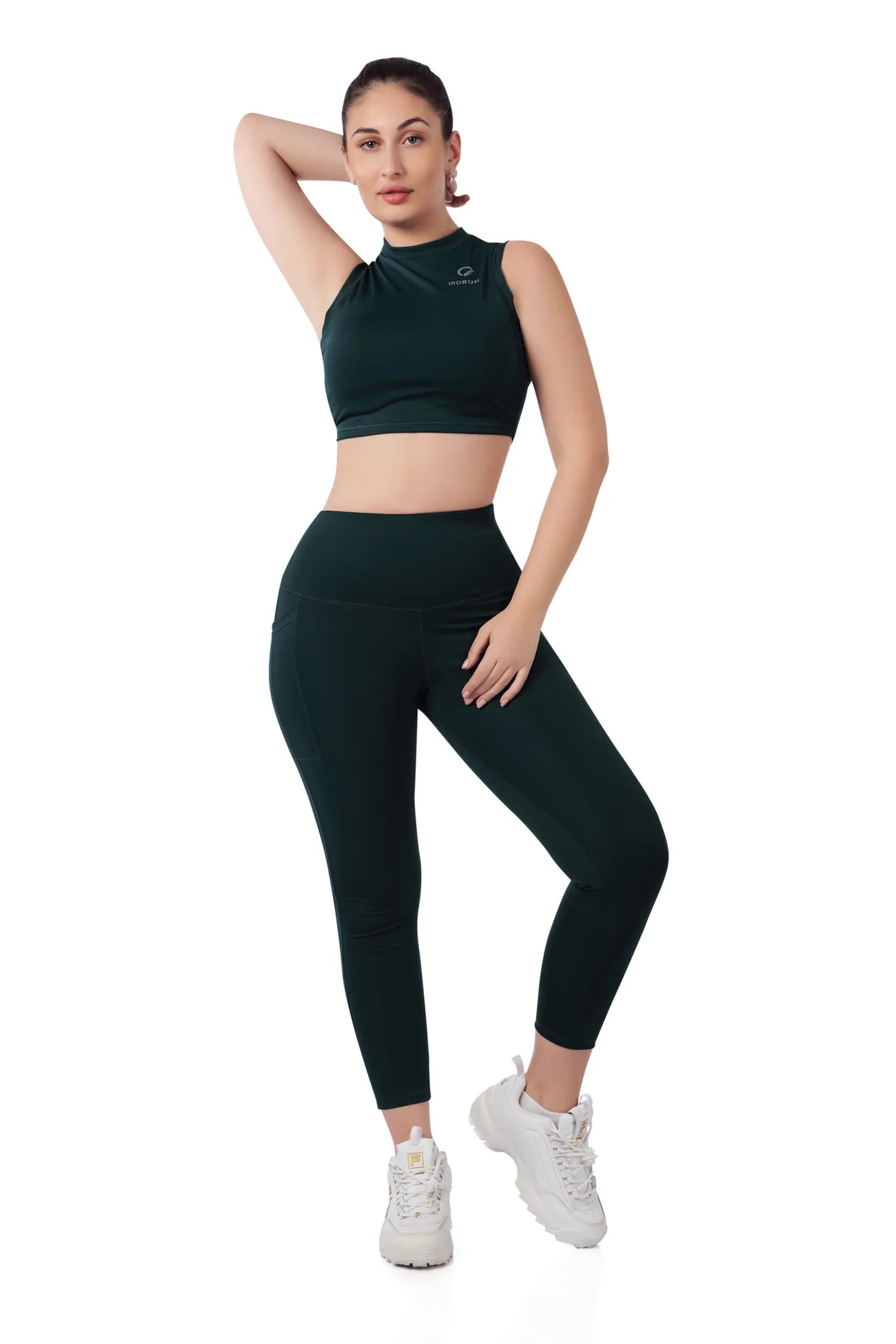Mock Sleevless Co-Ord Set